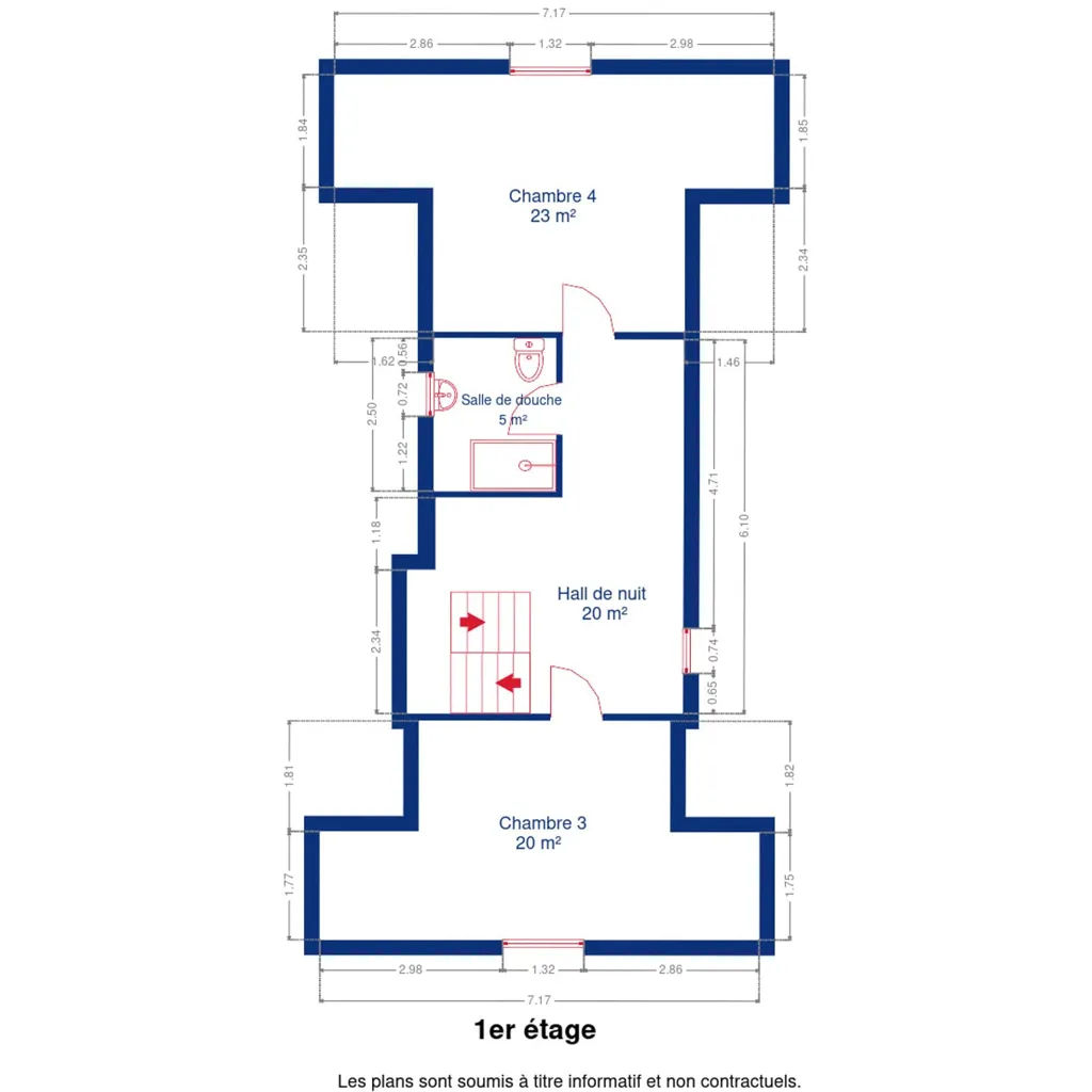 Planimetria - Detached House on 54-acre Plot in Green Setting
