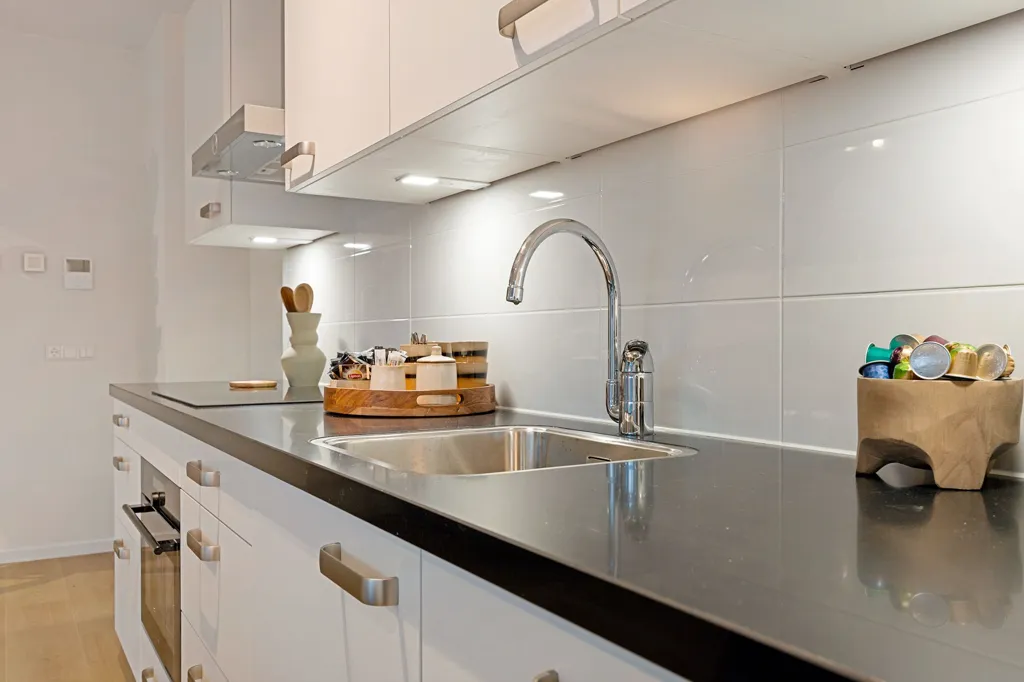 Köök - Type A Apartment with Park View in Ede