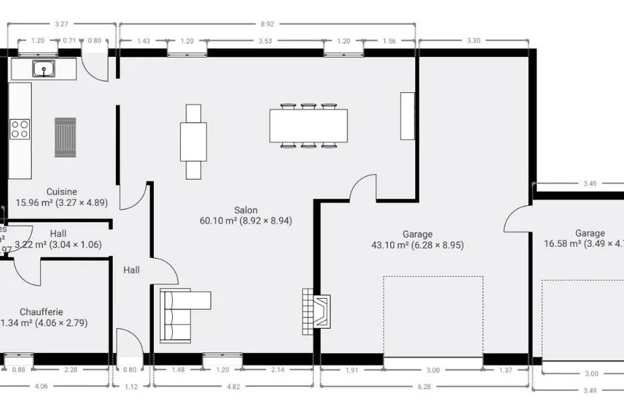 Planimetria - Renovated Three-Façade House with Jacuzzi in Bouffioulx