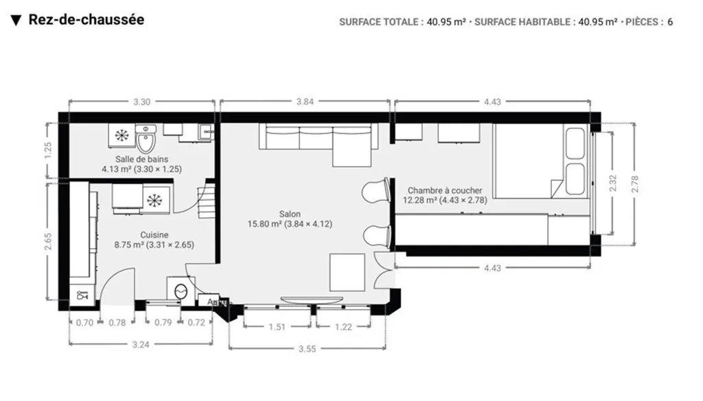 Plan - Immeuble à Rénover avec Jardin à Verviers
