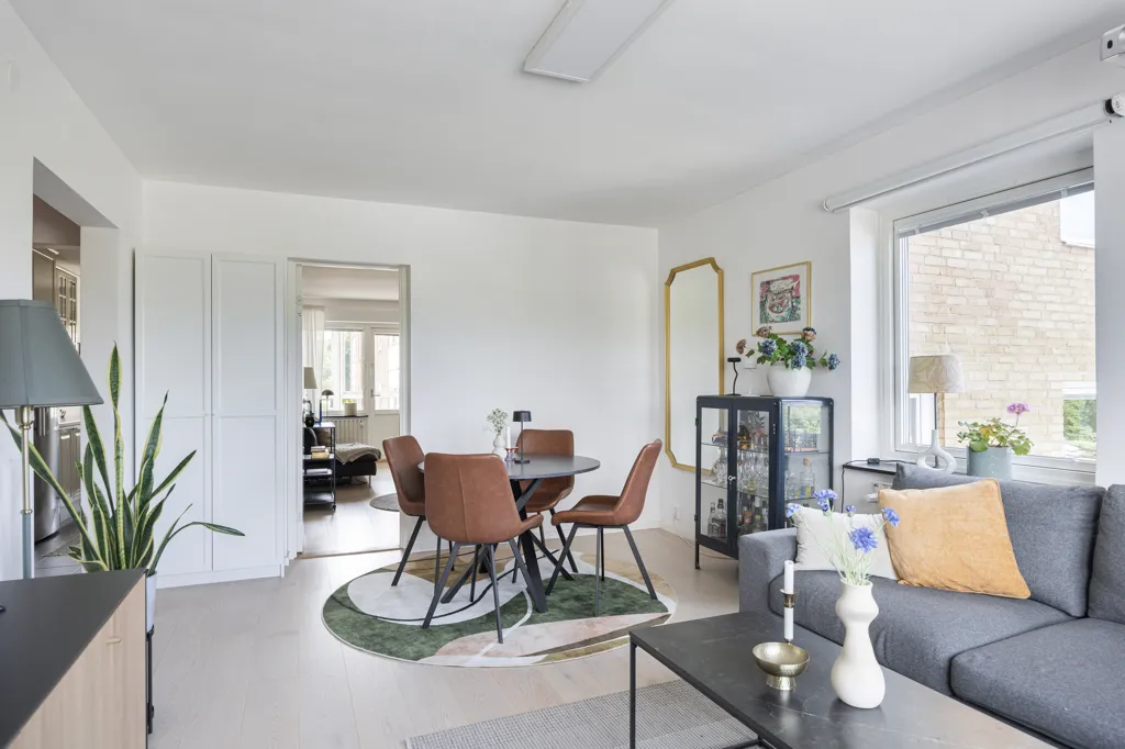 Soggiorno - Corner Apartment with South-Facing Balcony in Lomma