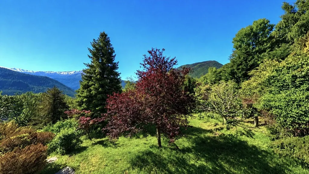 Jardin - Maison Charmante avec Vue Panoramique à Notre-Dame-de-Mésage