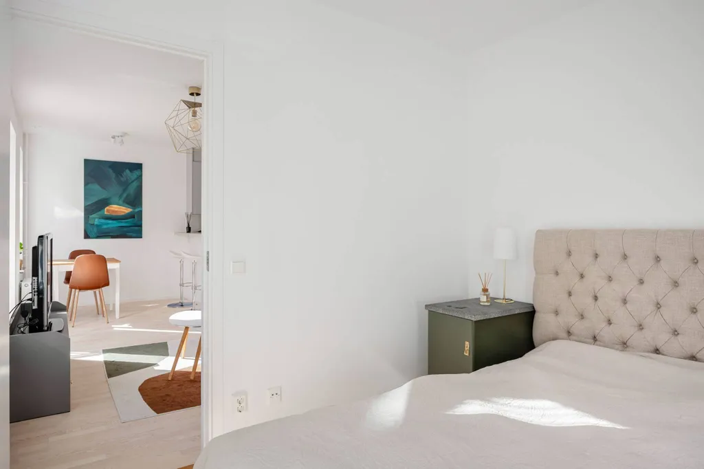 Camere da letto - 2nd Floor Apartment with Balcony in Täby