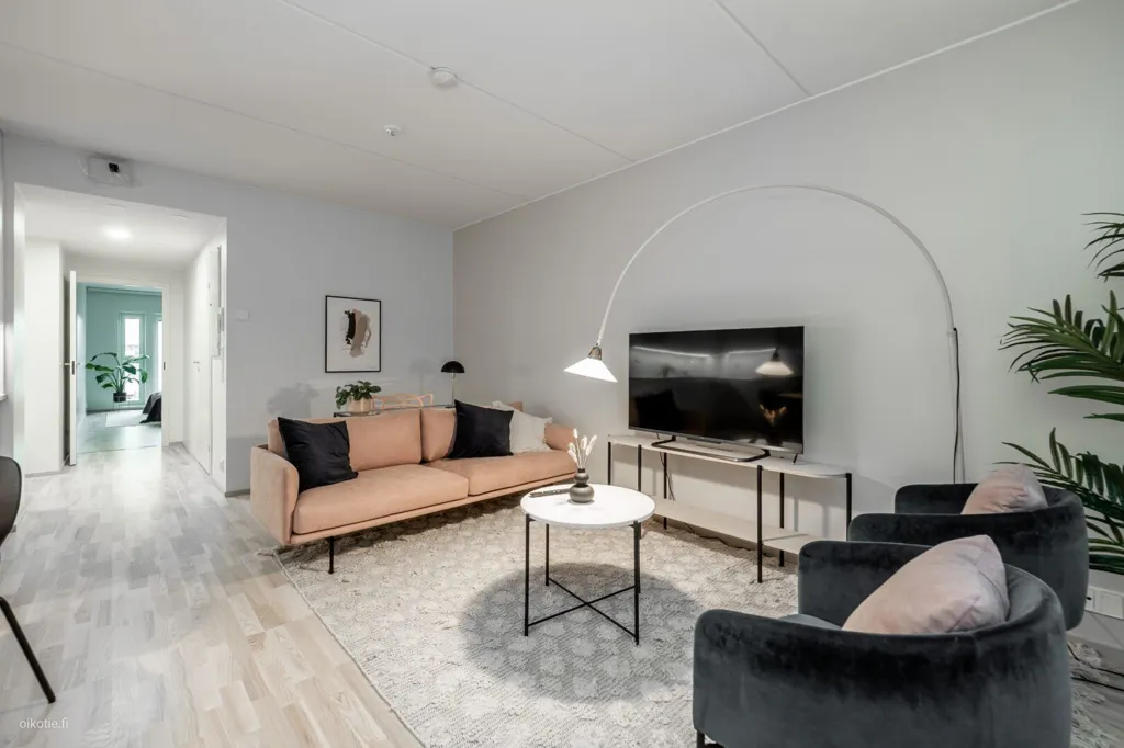 Elutuba - Modern Apartment with Balcony in Oulu Centre