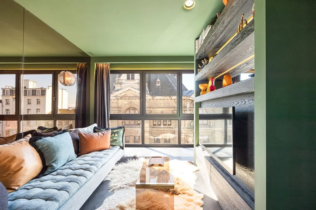 Soggiorno - Glass-Fronted Apartment in Antwerp Centre