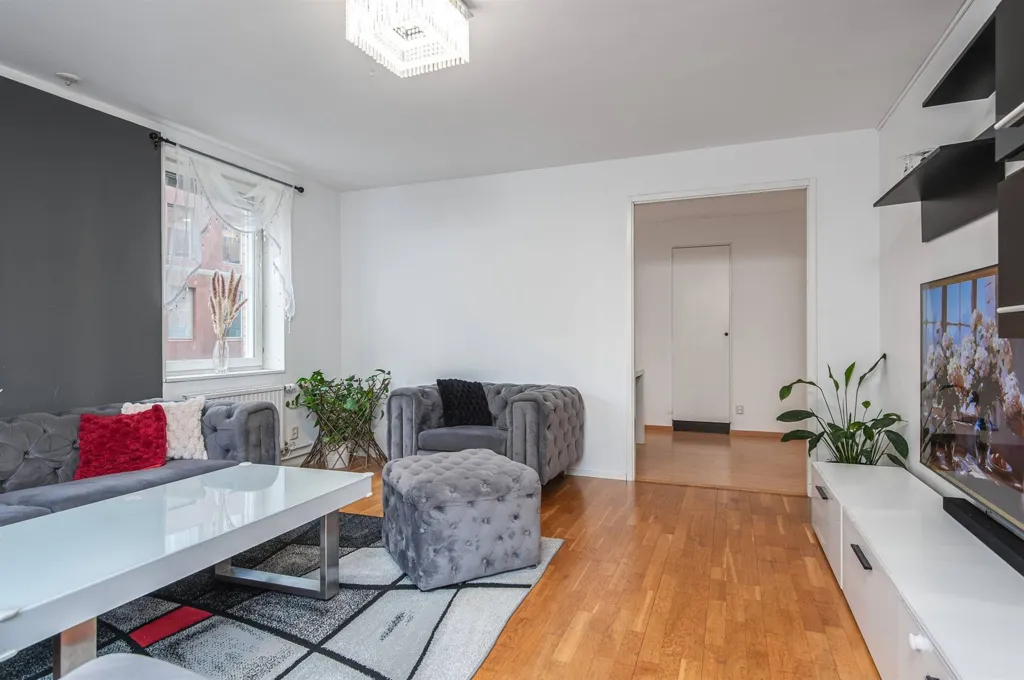 Séjour - Apartment with Balcony in Central Norrköping