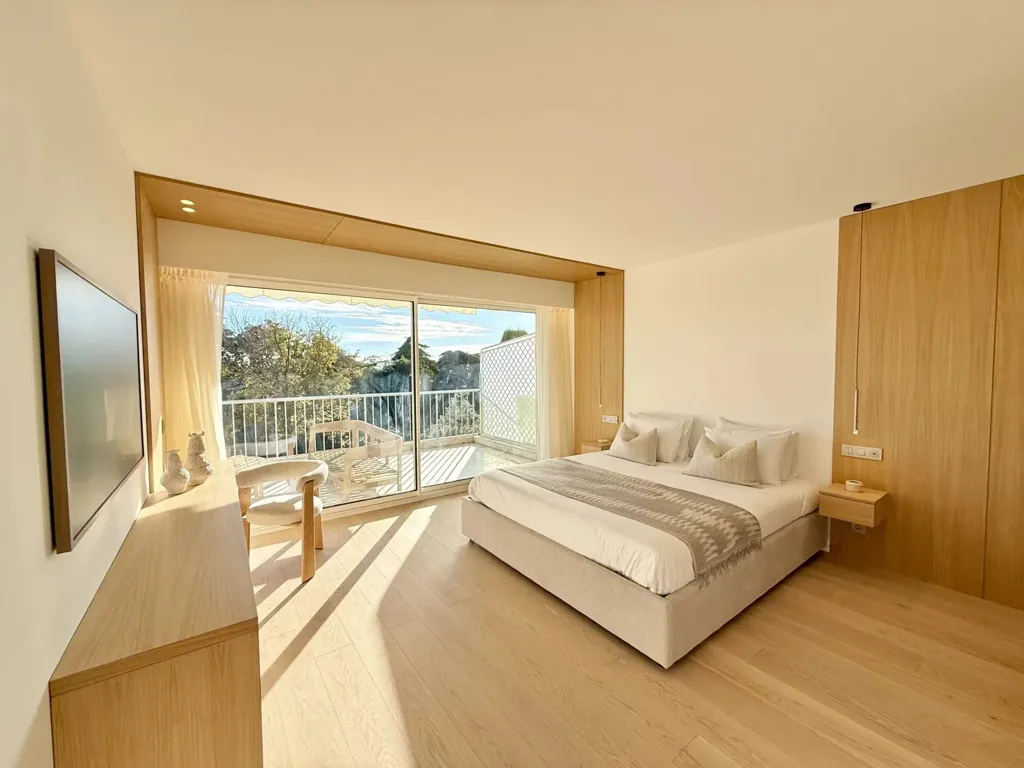 Chambres - Appartement 4 Pièces avec Vue Mer à Cannes