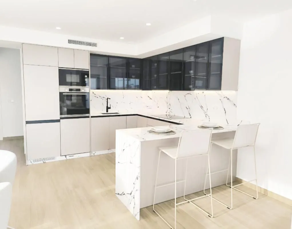 Köök - Luxury Villa with Private Pool in Algorfa