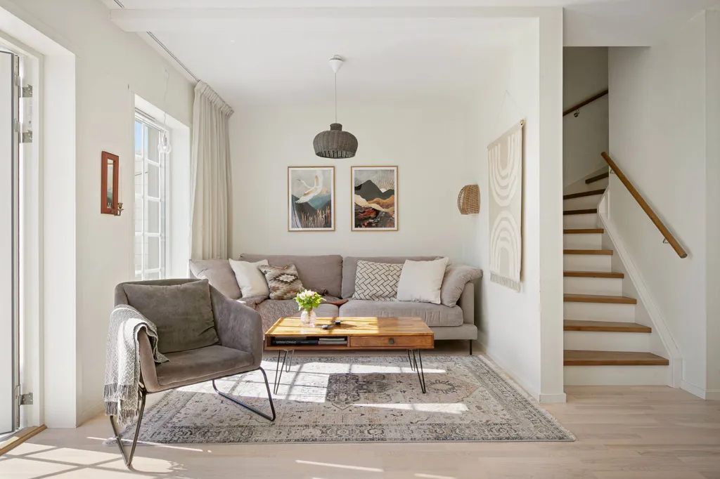 Living Room - Modern Bungalow with Garden in Säljan