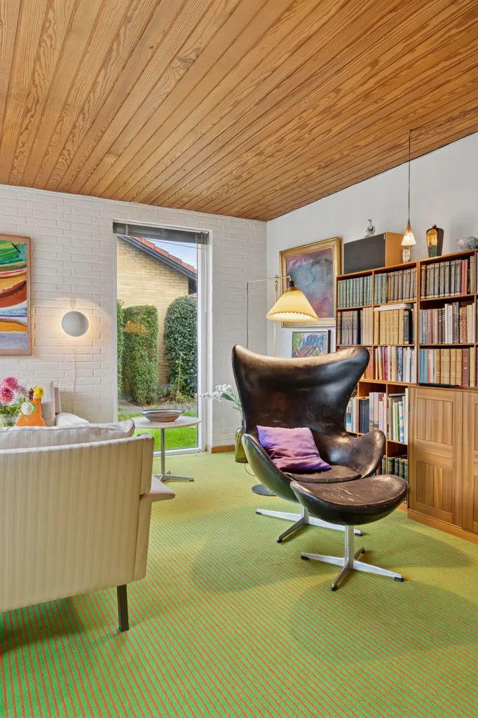 Séjour - Villa with Garden in Herning