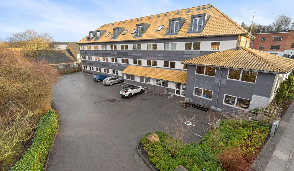Õhuvaade - Spacious Apartment with Free Parking in Højbjerg