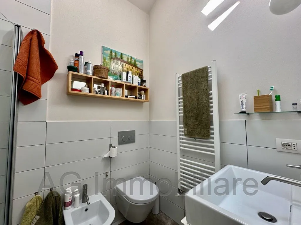 Bathrooms - Rear-Converted Attico with Balcony in Verbania