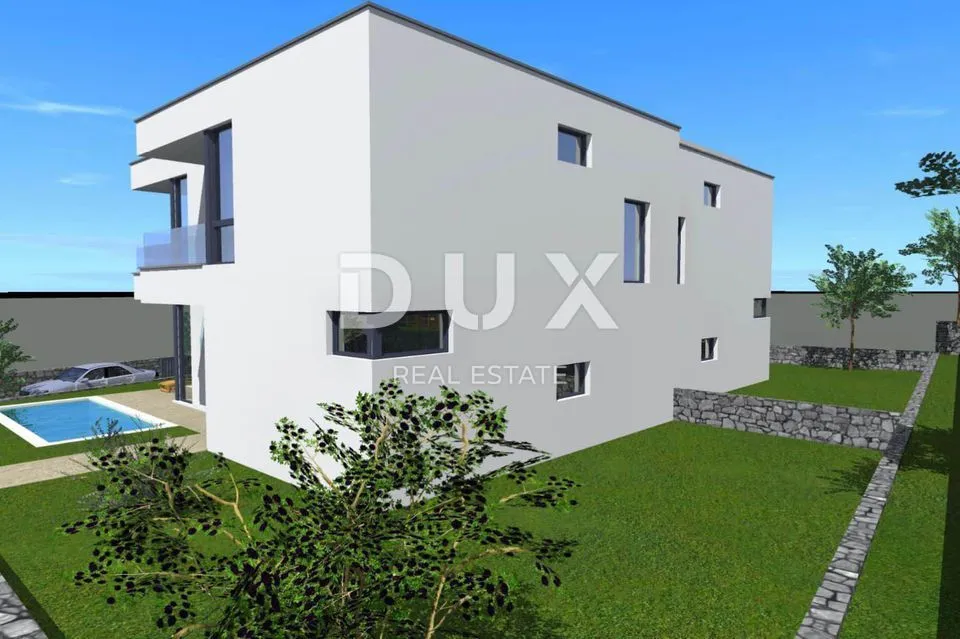 Modern Duplex with Pool in Malinska, Krk