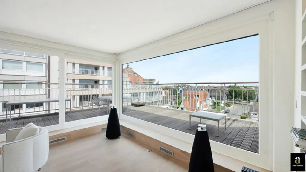 Balcon - Penthouse Ensoleillé avec Terrasses à Knokke