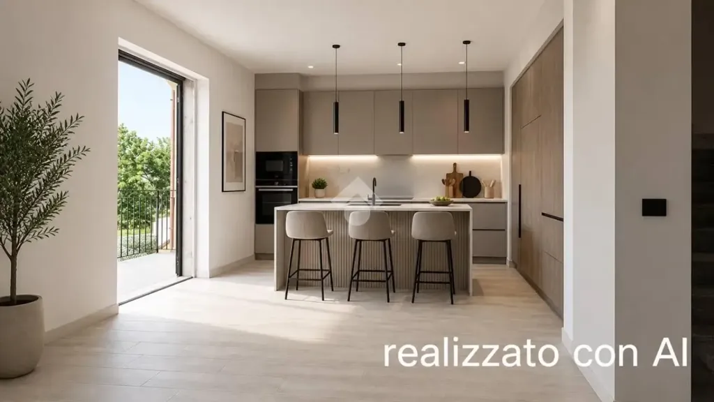 Cuisine - New Villa with Terrace in Luzzi