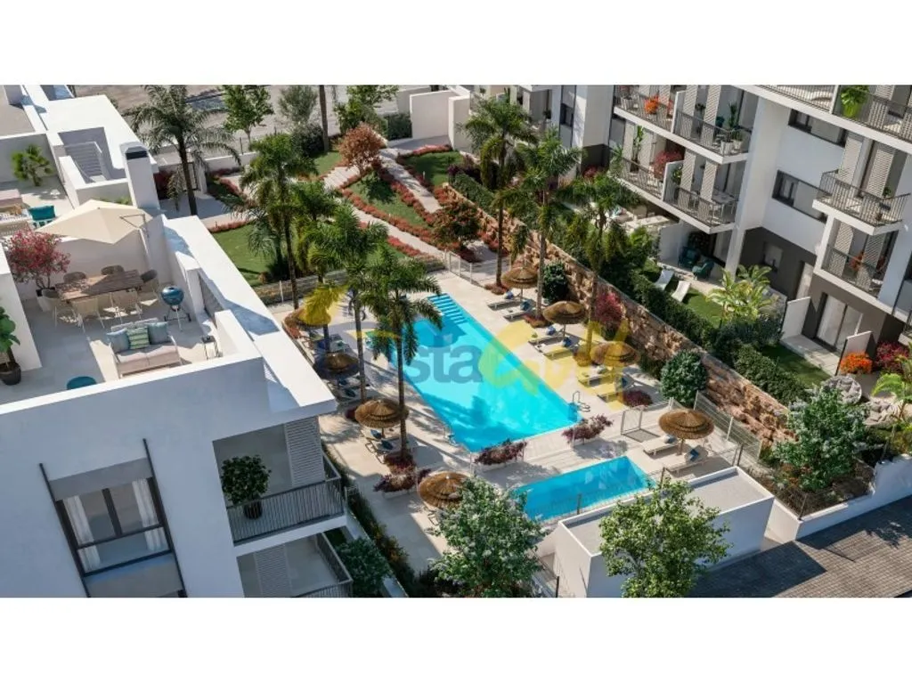 Vue aérienne - Luxury Flat with Pool in Estepona