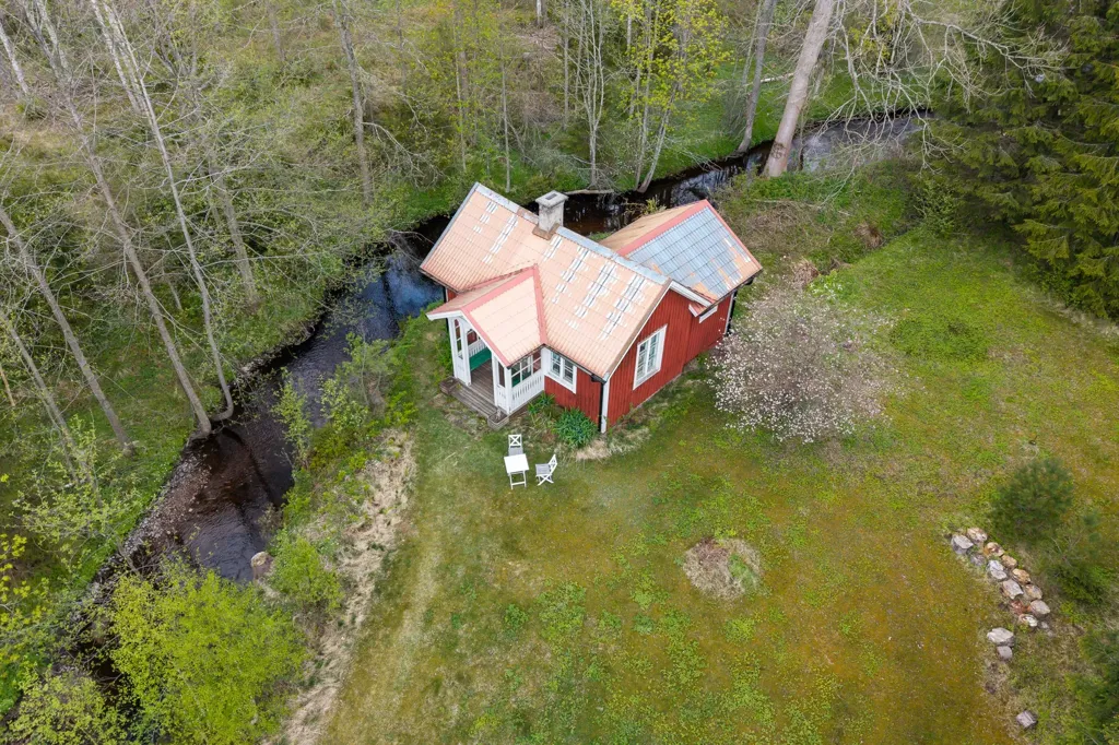Vue aérienne - Villa with Sea View in Vekhyttan