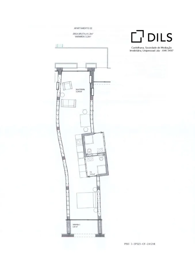 Plaan - Contemporary Studio with Balcony in Matosinhos
