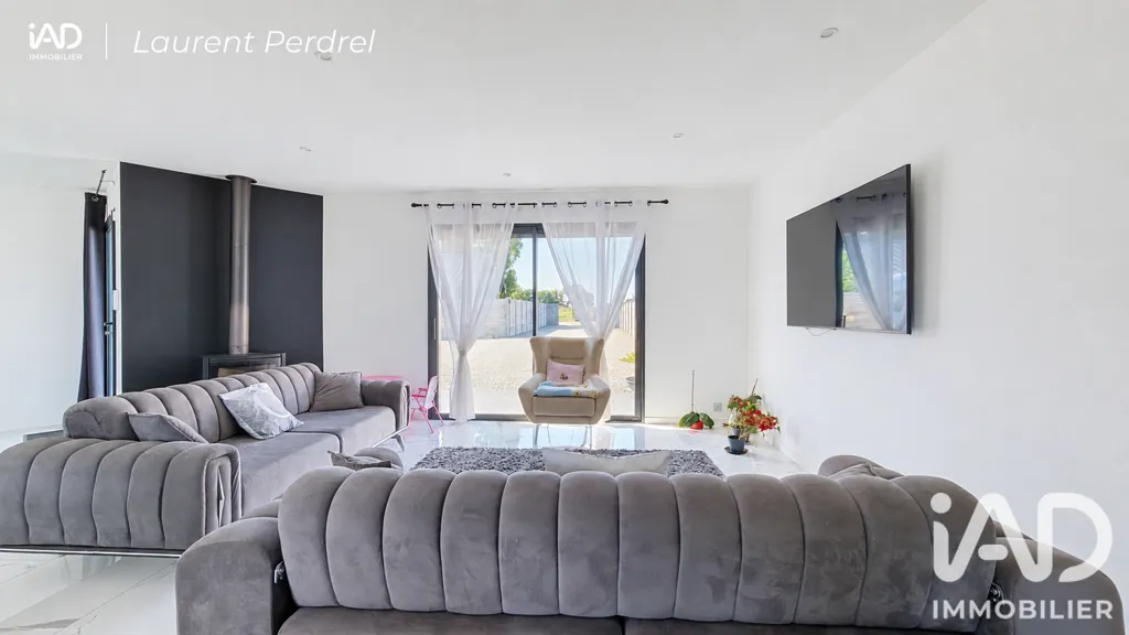Soggiorno - Contemporary House with Pool in Allaire