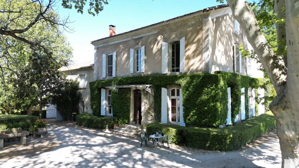 Extérieur - Maison historique avec vignoble à Beaumes-de-Venise