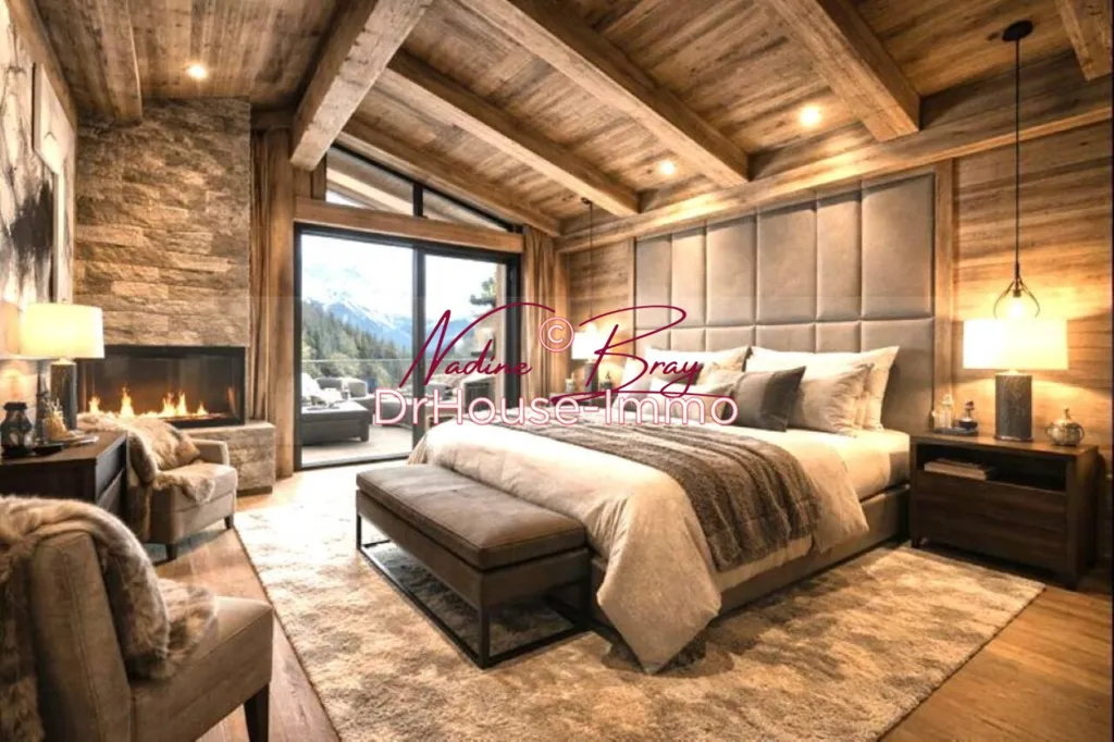 Chambres - Chalet Haut de Gamme avec Vue Montagnes à Méribel