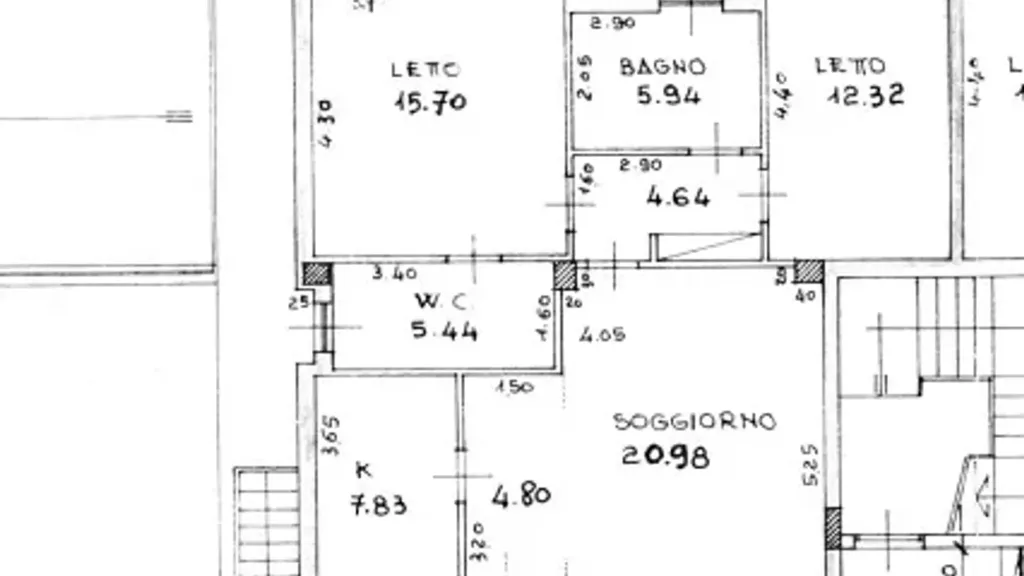 Plan - Apartment with Private Garden in Cortona