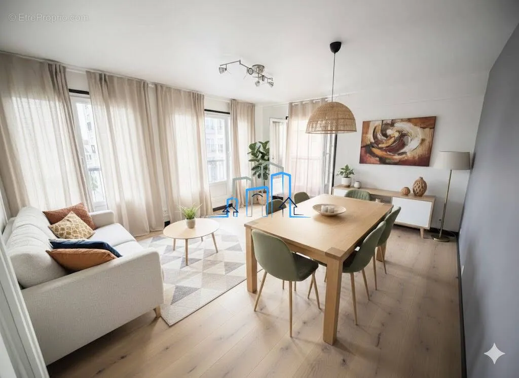 Sala da pranzo - Bright 3-Bed Flat with Balcony in Alfortville