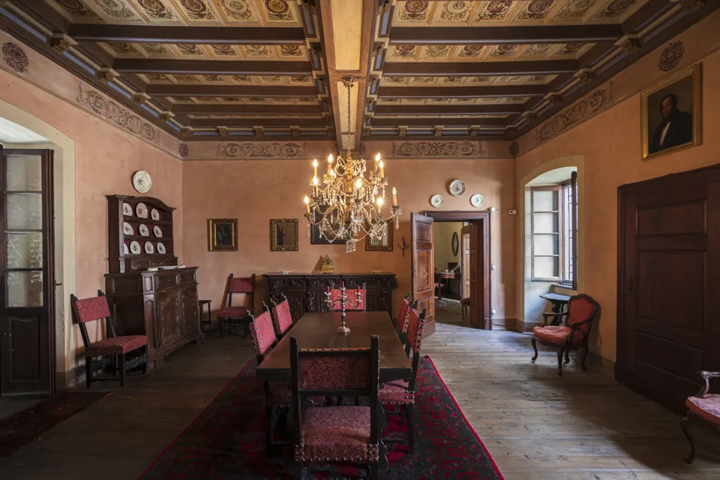 Salle à manger - Historical Palace with Renaissance Architecture in Sondrio
