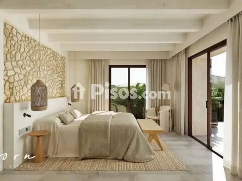 Bedrooms - Mallorcan Chalet with Pool in Ses Salines