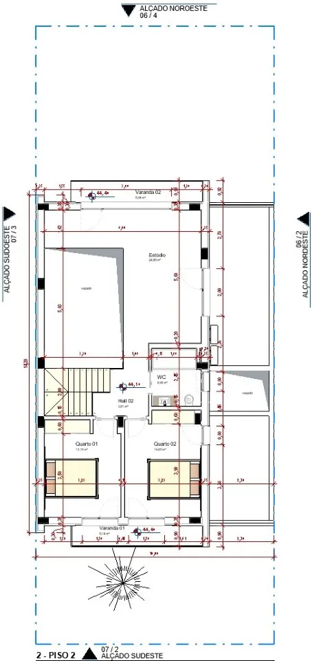 Plan - Efficient T3 with Pool in Lagoa de Albufeira, Sesimbra