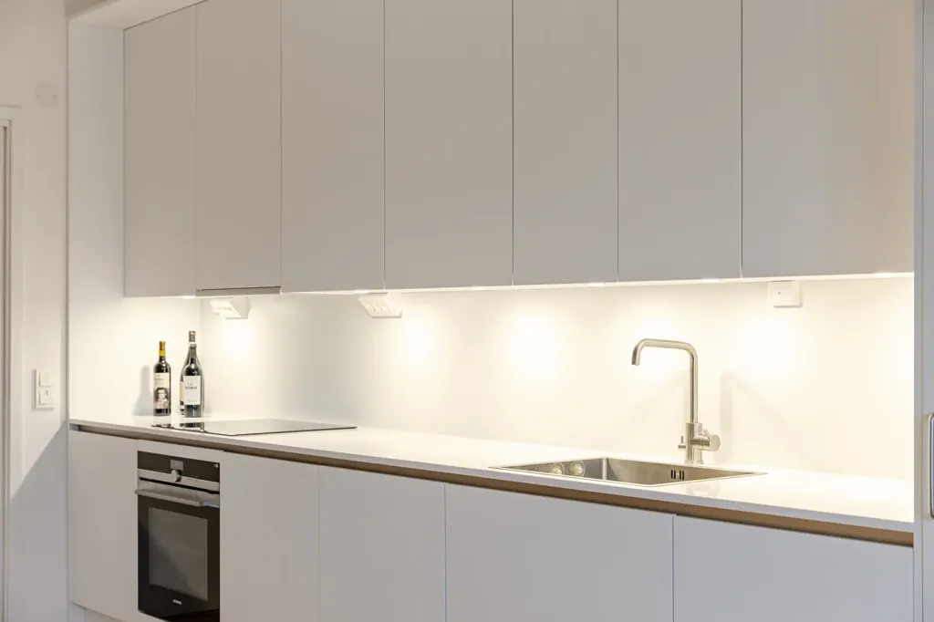 Köök - Modern Flat with Balcony in Vallastaden, Linköping