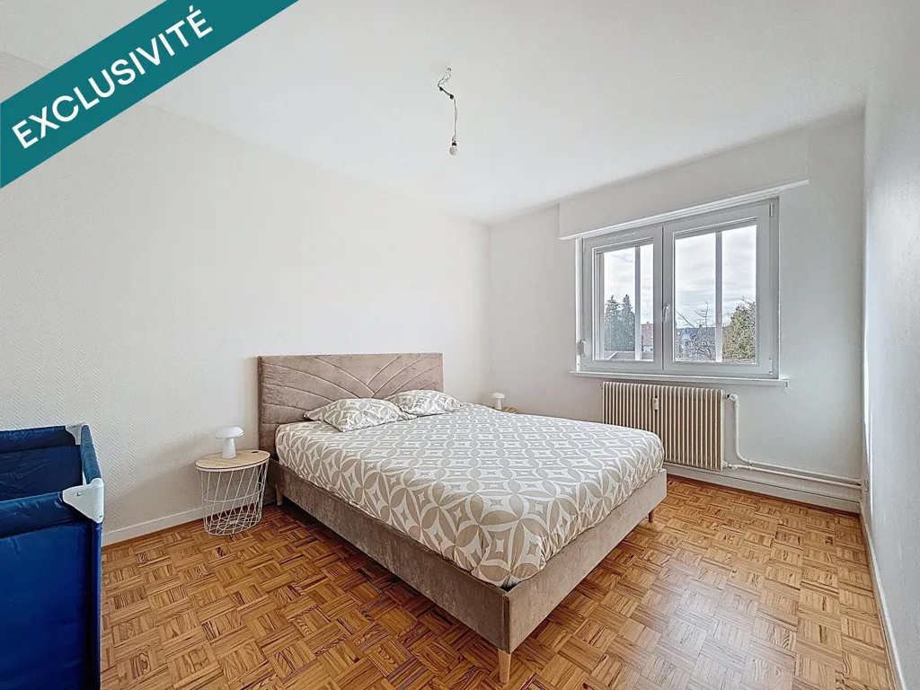 Bedrooms - Renovated Flat with Balcony in Riedisheim