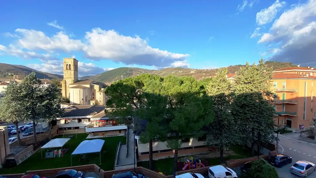 Balcony - Panoramic Apartment with Balcony in San Severino Marche