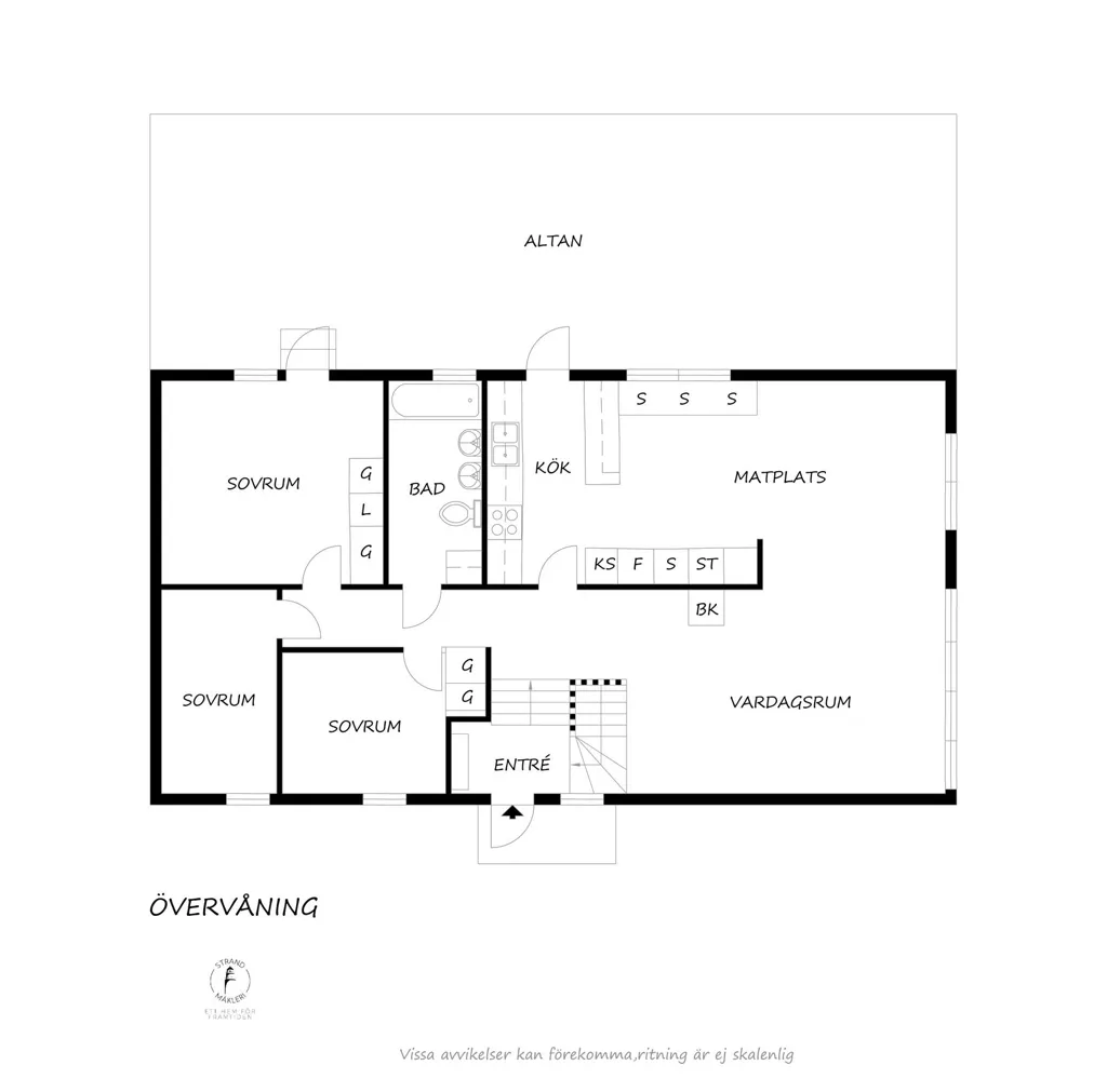Plan - Renovated Villa with Fireplace in Grödby