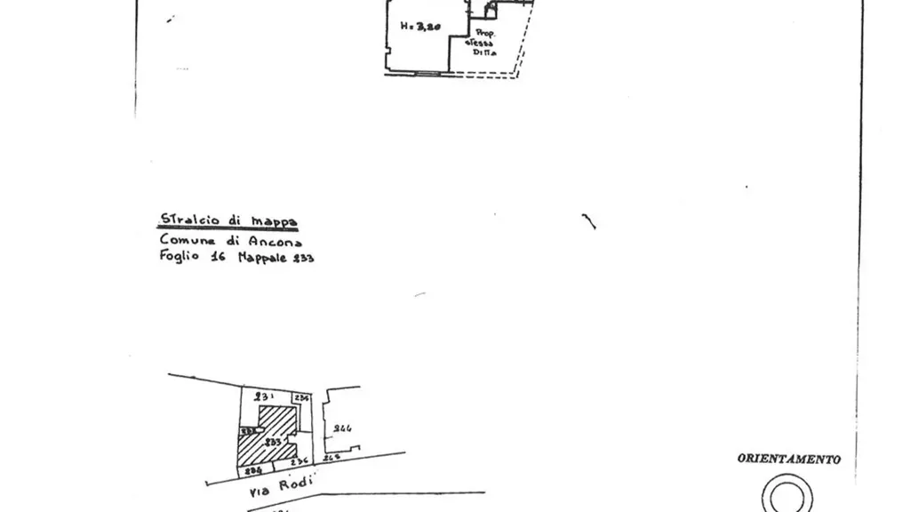 Plan - Two-Bedroom Apartment with Private Courtyard in Ancona