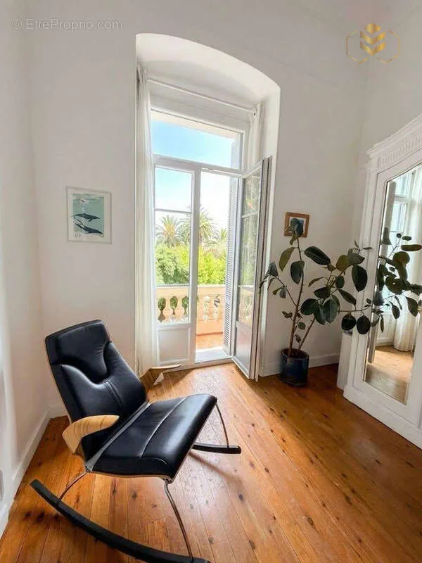 Living Room - Characterful Apartment with Balcony in Menton