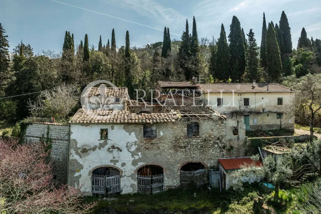 Vista aerea - Rustic Complex with Olive Grove in San Casciano