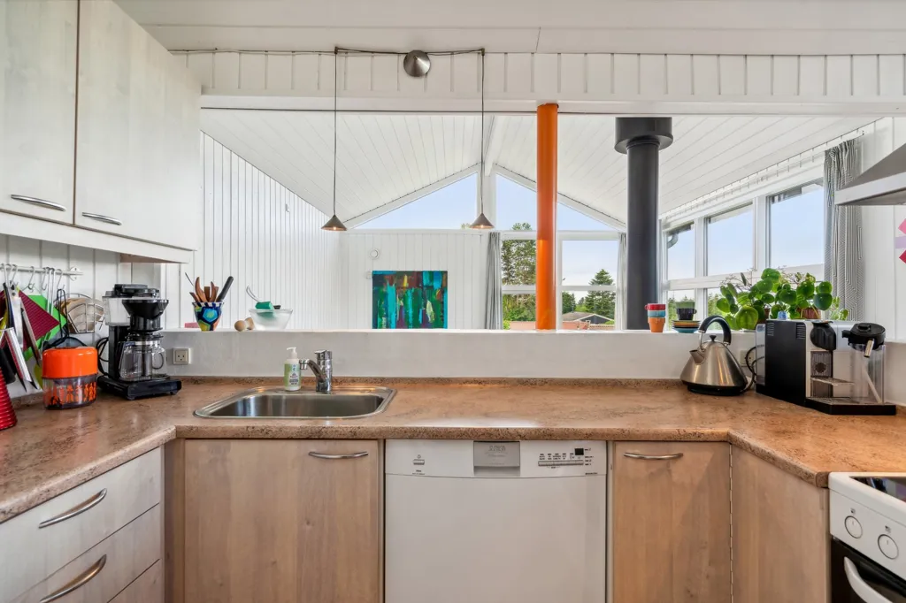 Cocina - Cottage with Garden in Begtrup Vig, Knebel
