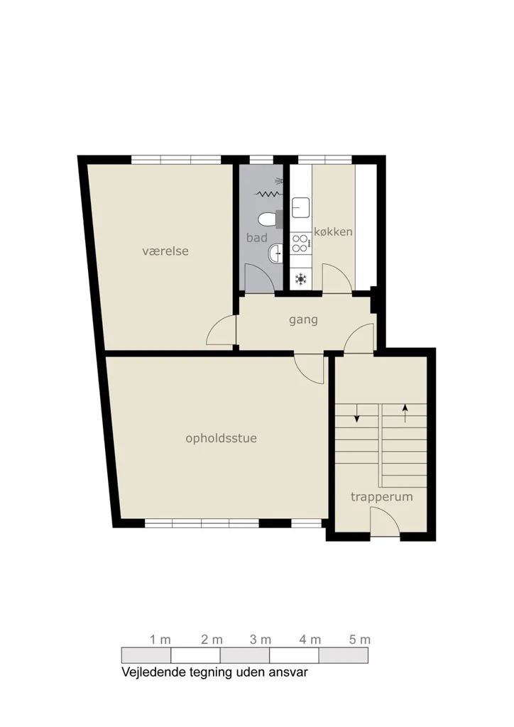Plan - 2-Bedroom Apartment with View in Nørresundby