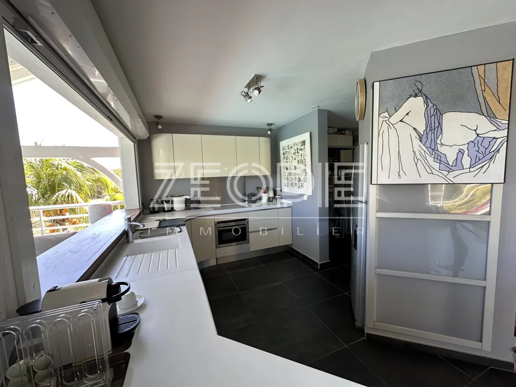 Cuisine - Villa d'Architecte avec Piscine à Saint-François
