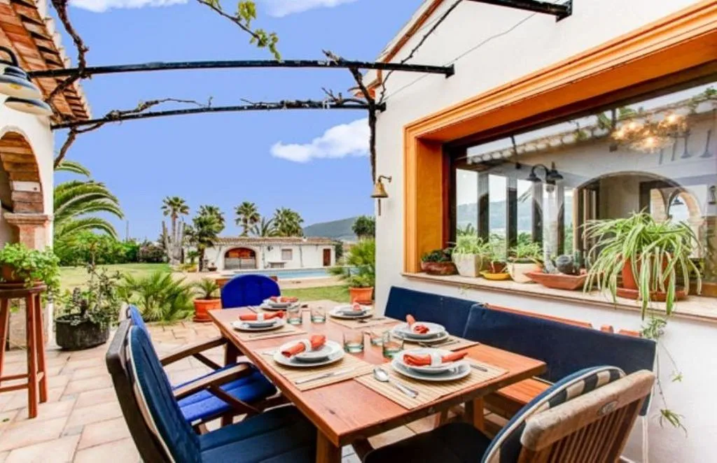 Terrasse - Semi-Detached House with Pool in Benitachell