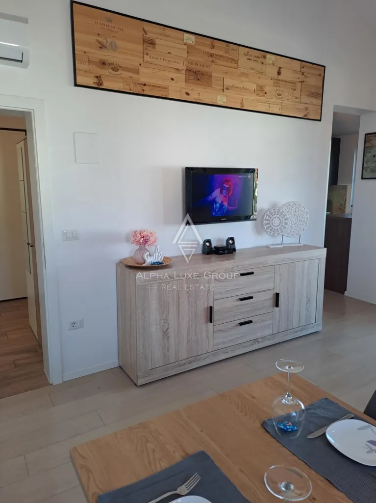 Wohnzimmer - Apartment with Waterfront Setting in Poreč