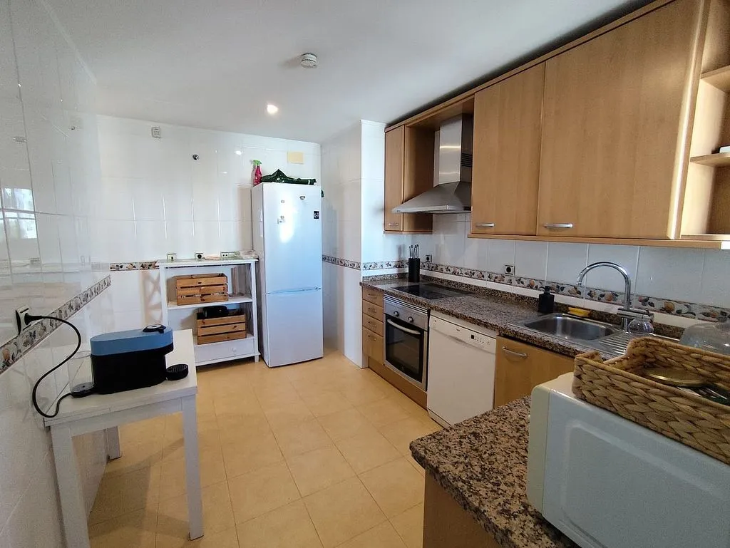 Köök - Apartment with Terrace in Málaga