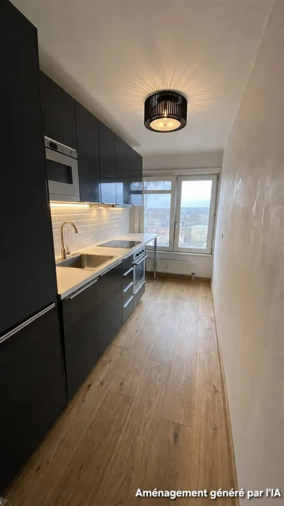 Köök - 1-Bedroom Apartment with Terrace in Evere