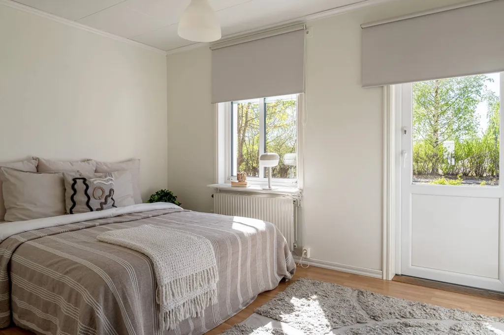 Camere da letto - Charming Cottage Flat with Terrace in Skellefteå