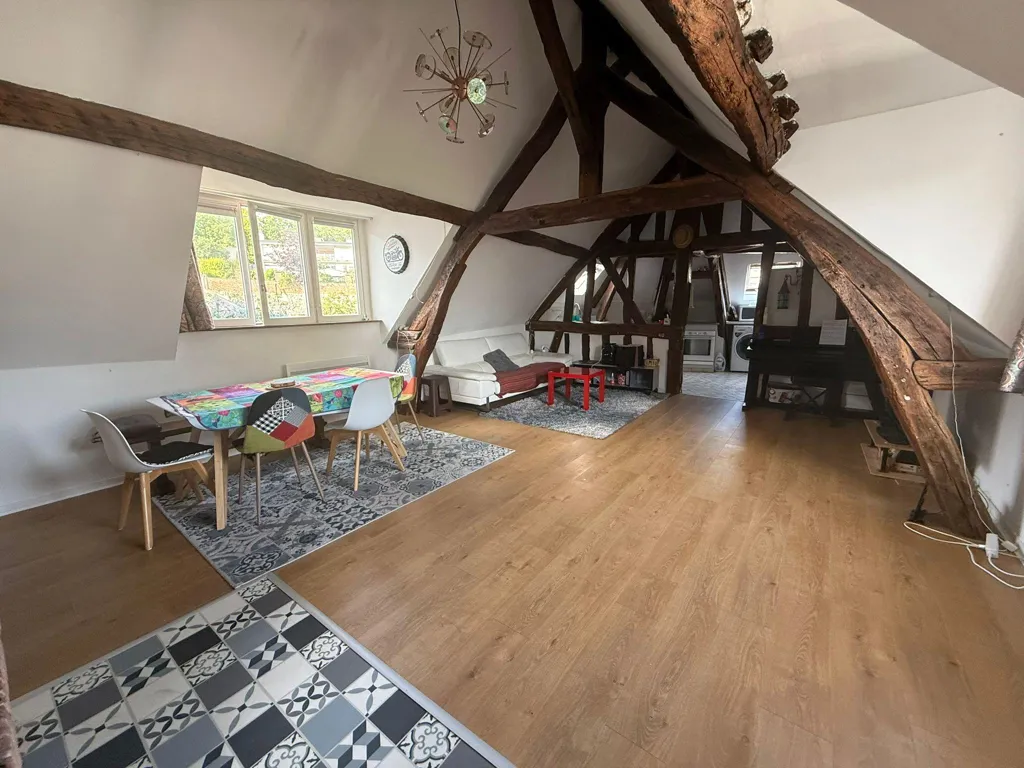Pièces - Appartement Traversant avec Cheminée à Rouen