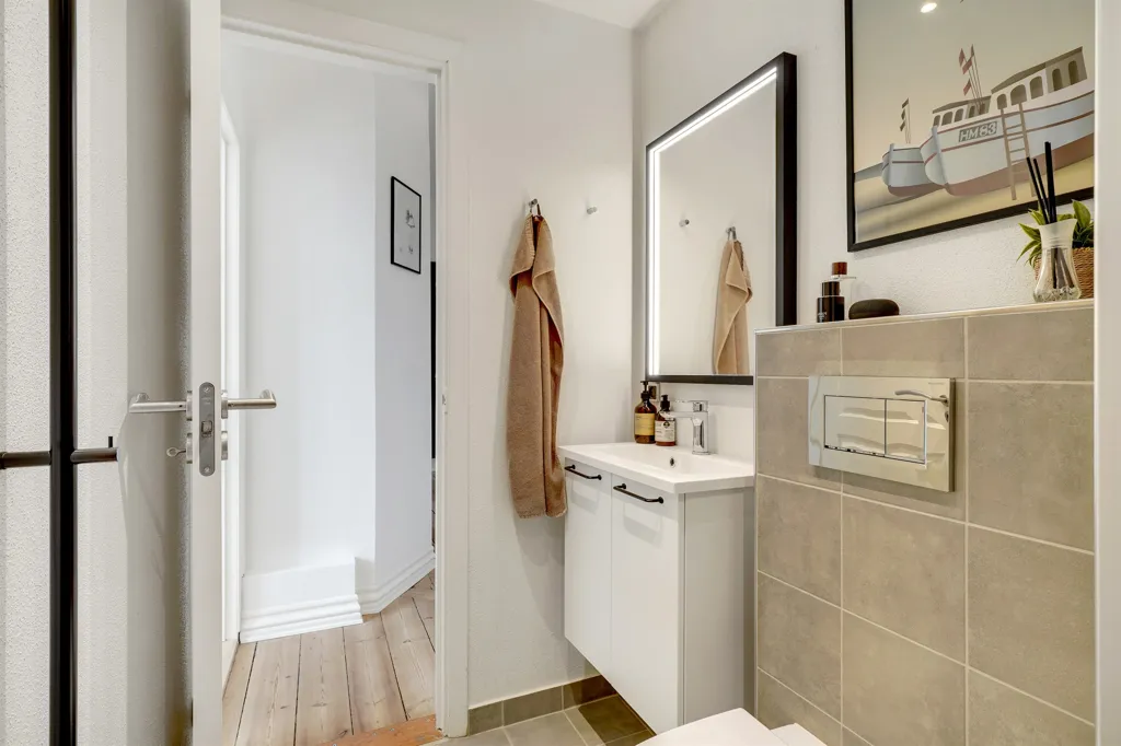 Salles de bain - Appartement 3 pièces à Esbjerg