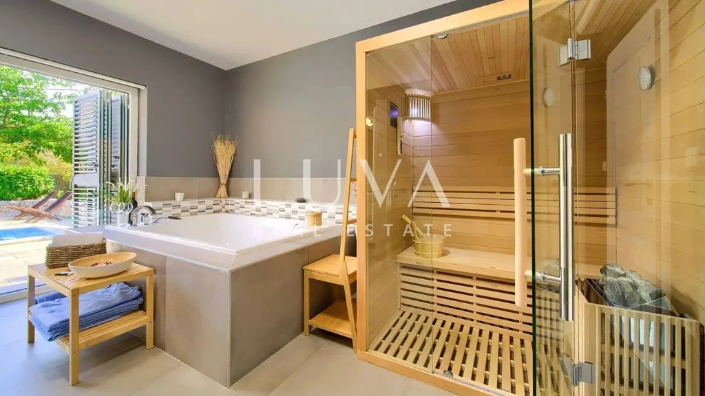 Salles de bain - Luxury Villa with Pool in Krk, Kvarner