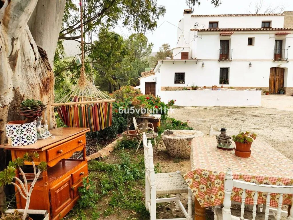 Terrass - Rustic House with Panoramic Views in Málaga