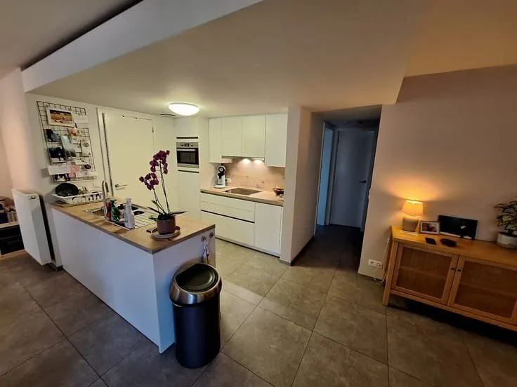 Köök - Luxury Flat with Terrace in Knesselarestraat